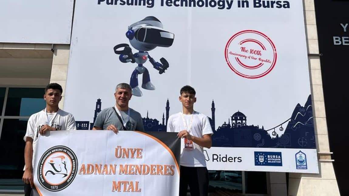 15. Uluslararası robot yarışmaları için Bursa'dayız.